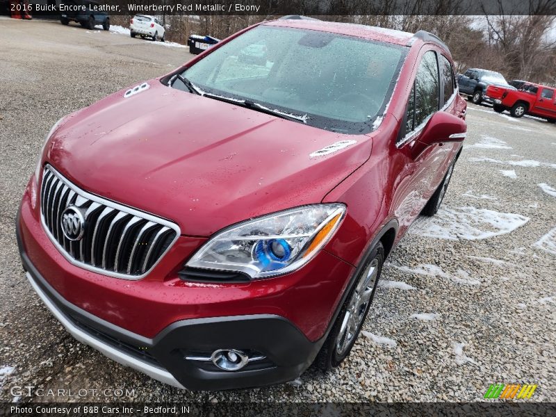 Winterberry Red Metallic / Ebony 2016 Buick Encore Leather