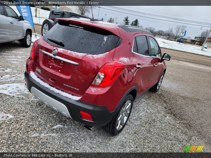 Winterberry Red Metallic / Ebony 2016 Buick Encore Leather