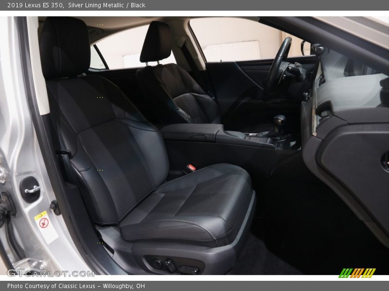 Silver Lining Metallic / Black 2019 Lexus ES 350