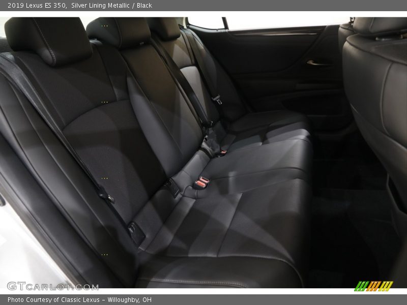 Silver Lining Metallic / Black 2019 Lexus ES 350