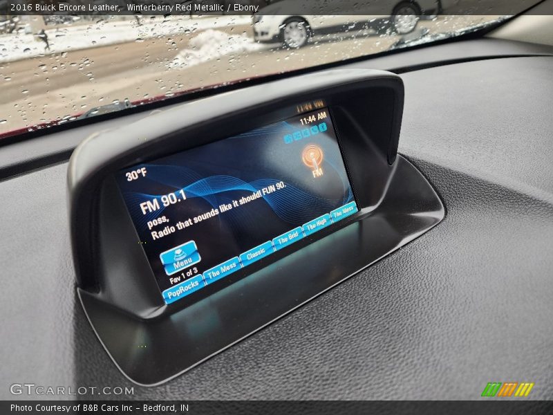 Winterberry Red Metallic / Ebony 2016 Buick Encore Leather