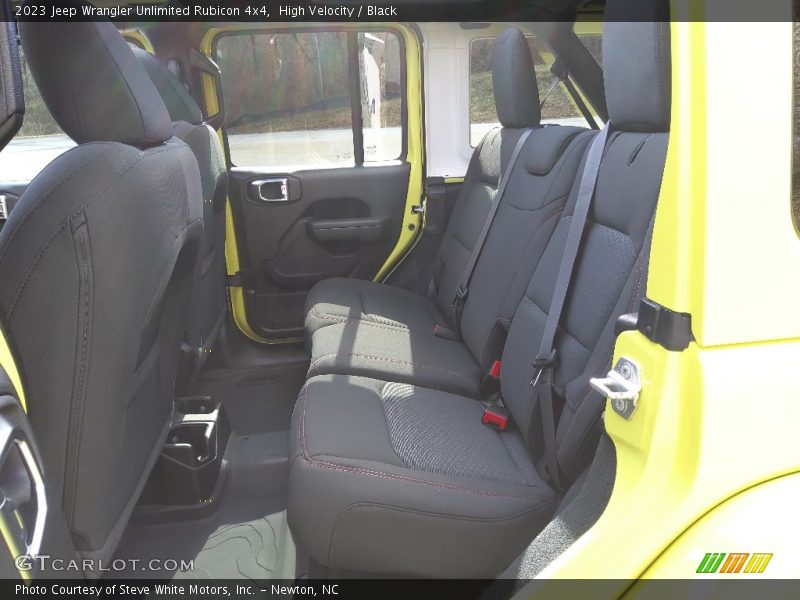 Rear Seat of 2023 Wrangler Unlimited Rubicon 4x4