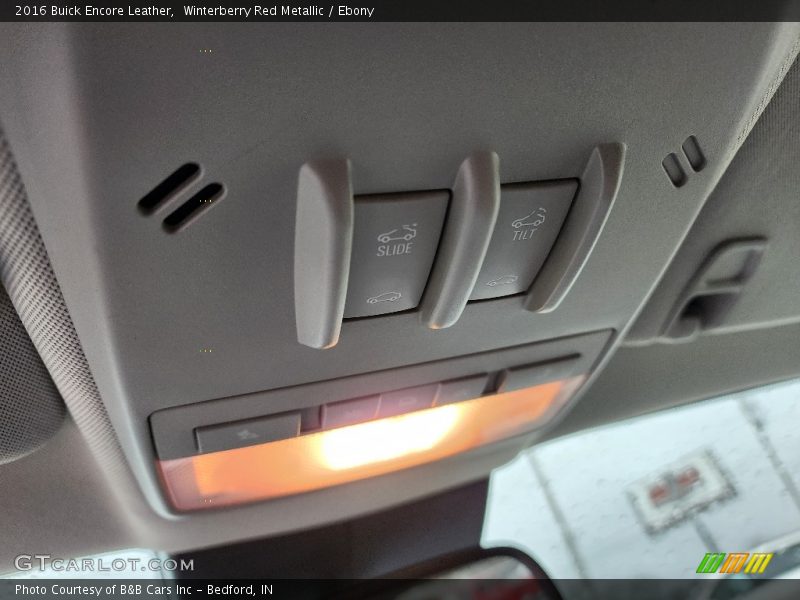 Winterberry Red Metallic / Ebony 2016 Buick Encore Leather