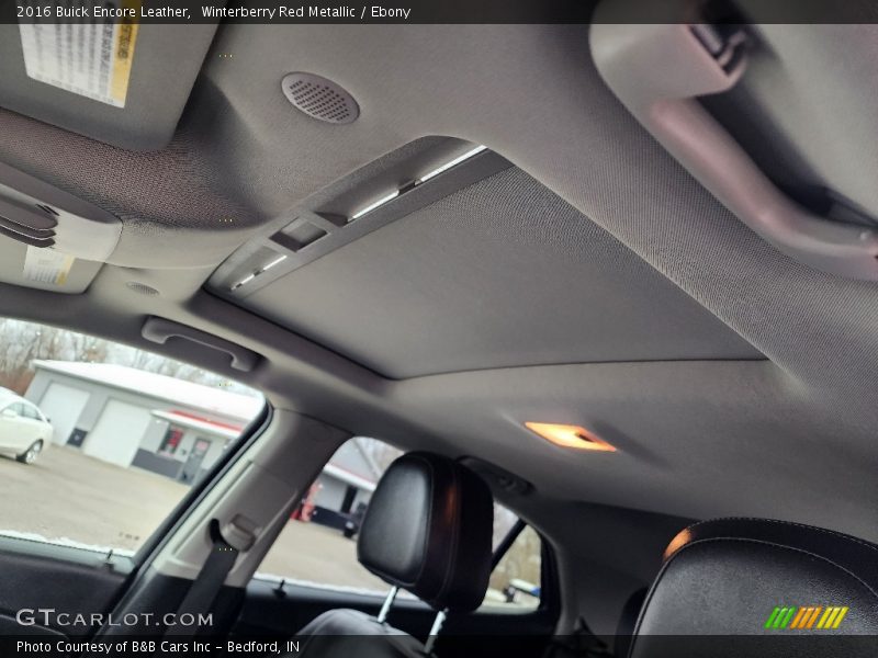 Winterberry Red Metallic / Ebony 2016 Buick Encore Leather