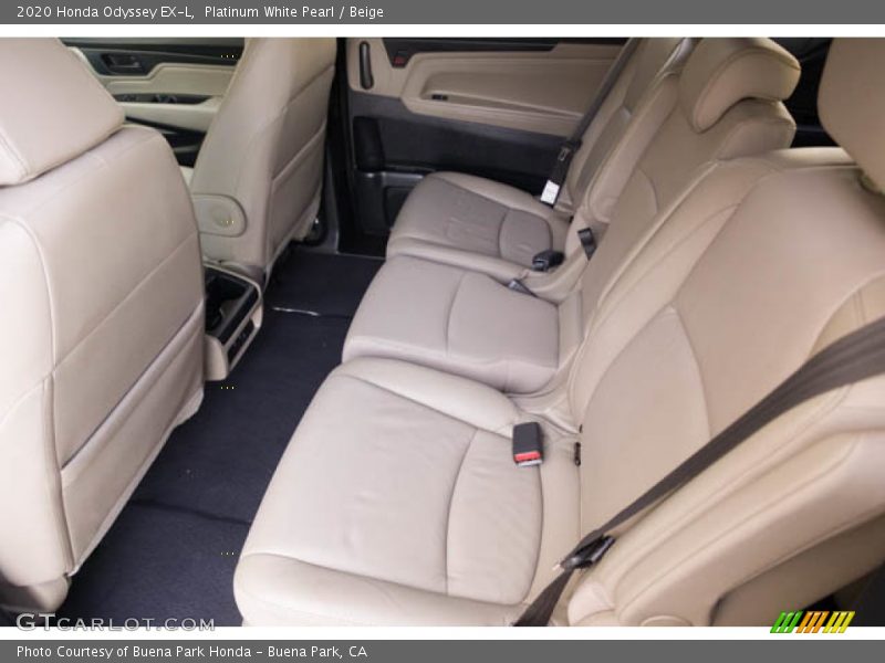 Platinum White Pearl / Beige 2020 Honda Odyssey EX-L