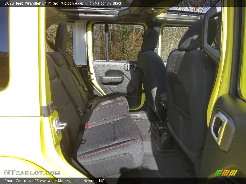 Rear Seat of 2023 Wrangler Unlimited Rubicon 4x4