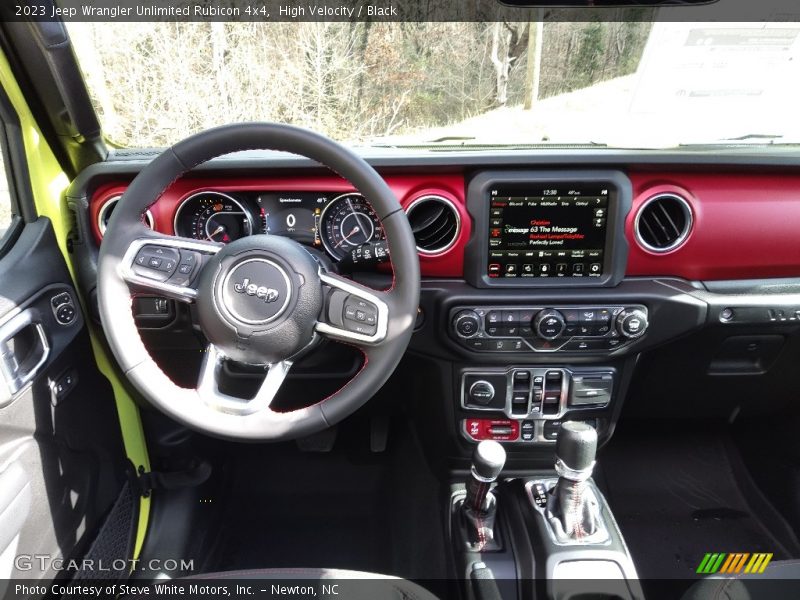 Dashboard of 2023 Wrangler Unlimited Rubicon 4x4