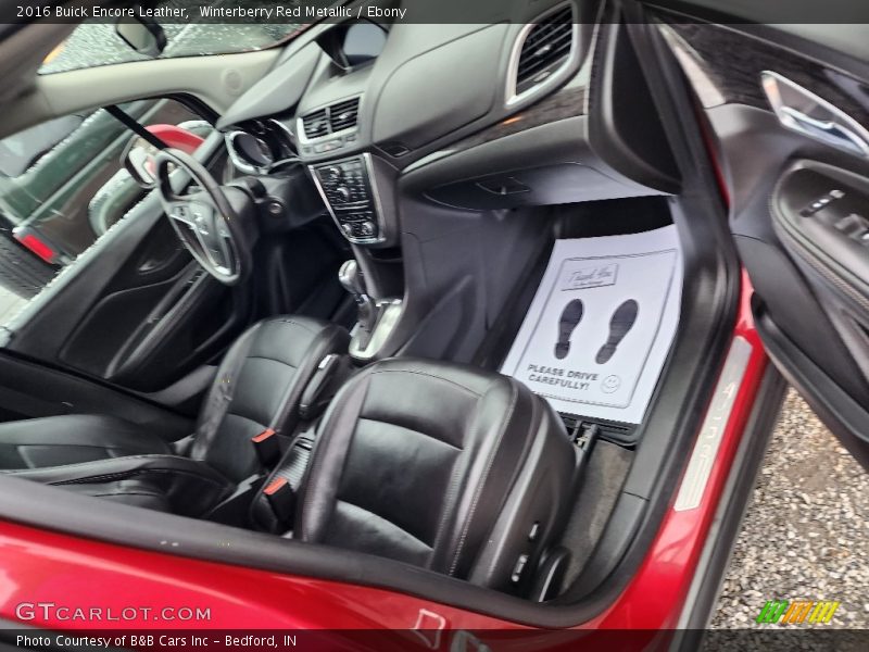 Winterberry Red Metallic / Ebony 2016 Buick Encore Leather