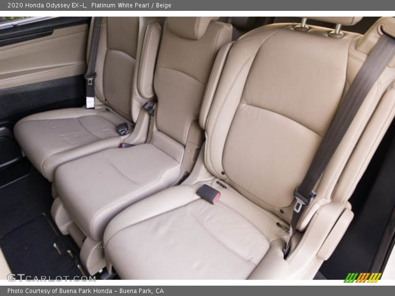 Platinum White Pearl / Beige 2020 Honda Odyssey EX-L