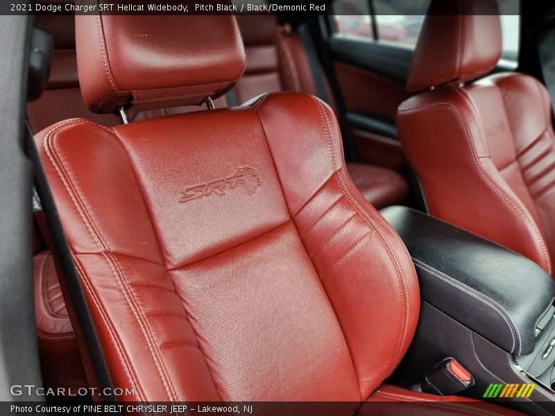 Front Seat of 2021 Charger SRT Hellcat Widebody