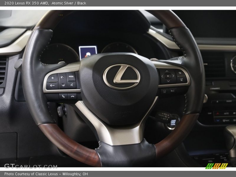 Atomic Silver / Black 2020 Lexus RX 350 AWD