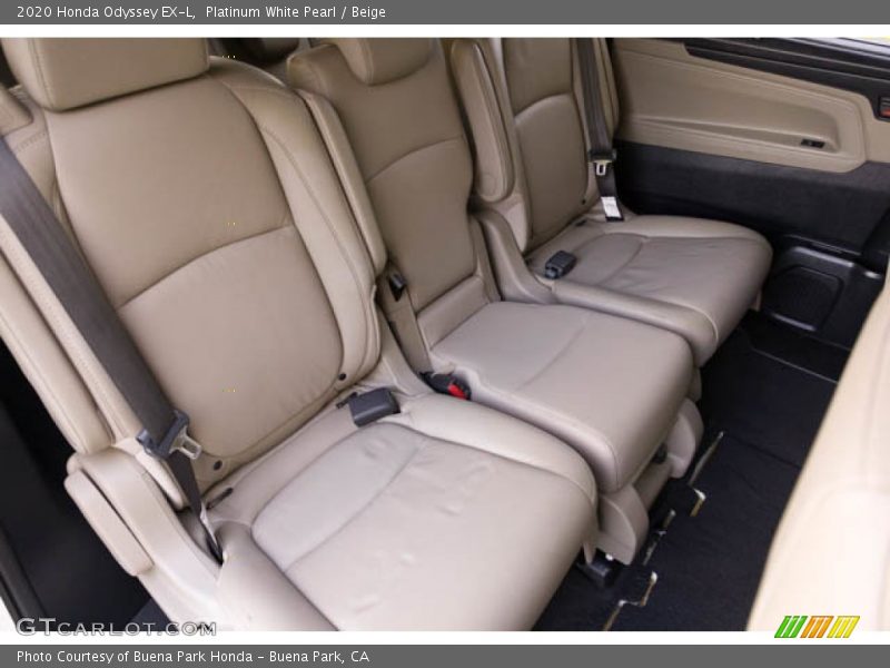 Platinum White Pearl / Beige 2020 Honda Odyssey EX-L