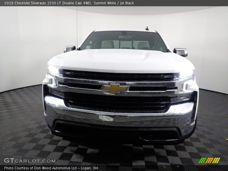 Summit White / Jet Black 2019 Chevrolet Silverado 1500 LT Double Cab 4WD