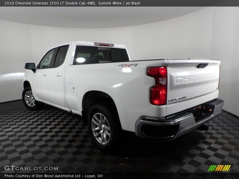 Summit White / Jet Black 2019 Chevrolet Silverado 1500 LT Double Cab 4WD