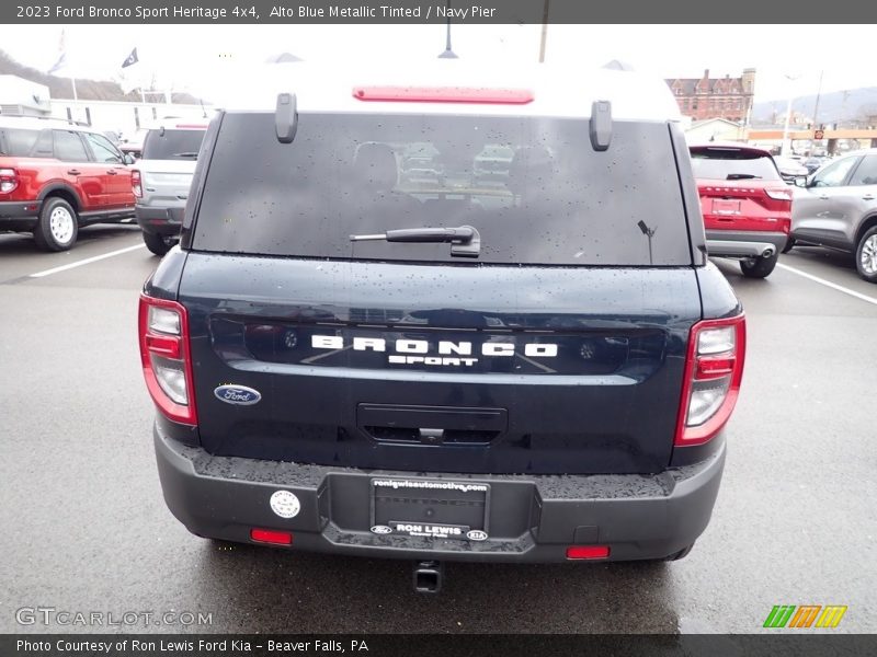 Alto Blue Metallic Tinted / Navy Pier 2023 Ford Bronco Sport Heritage 4x4