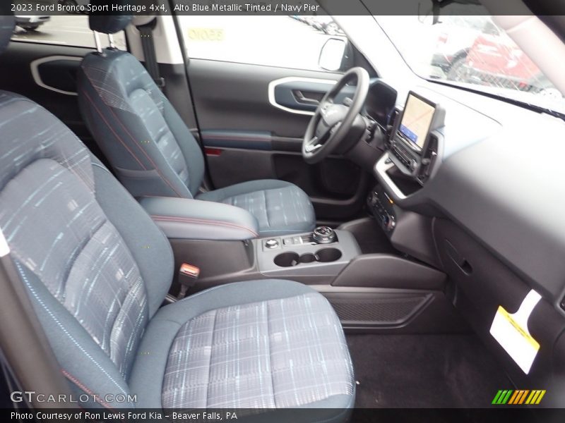 Front Seat of 2023 Bronco Sport Heritage 4x4