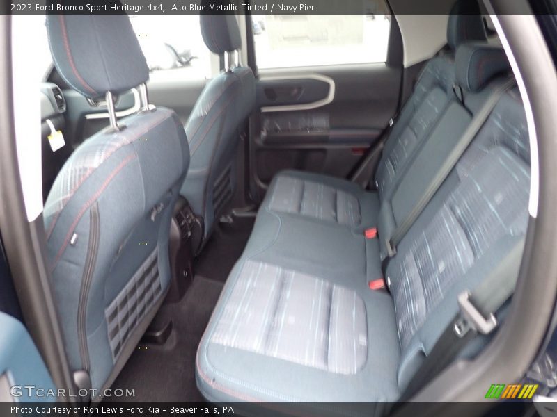 Rear Seat of 2023 Bronco Sport Heritage 4x4