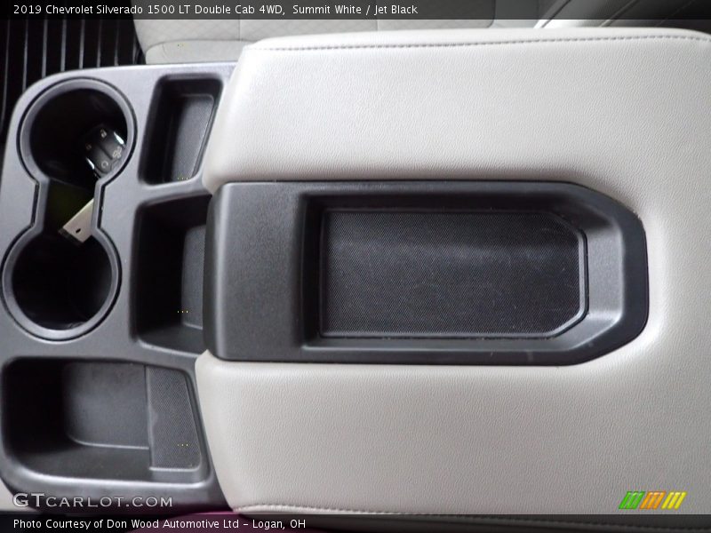 Summit White / Jet Black 2019 Chevrolet Silverado 1500 LT Double Cab 4WD