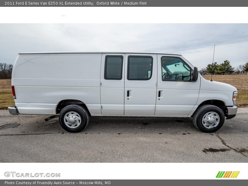 Oxford White / Medium Flint 2011 Ford E Series Van E350 XL Extended Utility