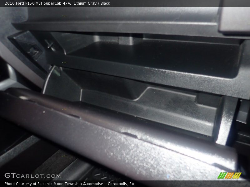 Lithium Gray / Black 2016 Ford F150 XLT SuperCab 4x4