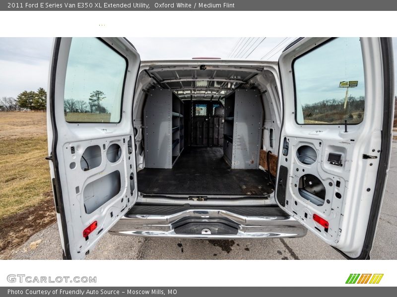 Oxford White / Medium Flint 2011 Ford E Series Van E350 XL Extended Utility
