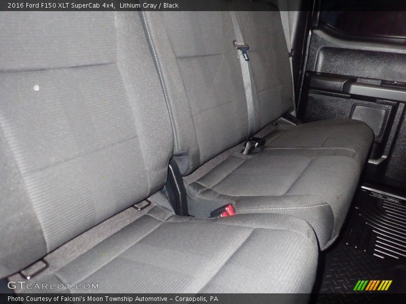 Lithium Gray / Black 2016 Ford F150 XLT SuperCab 4x4