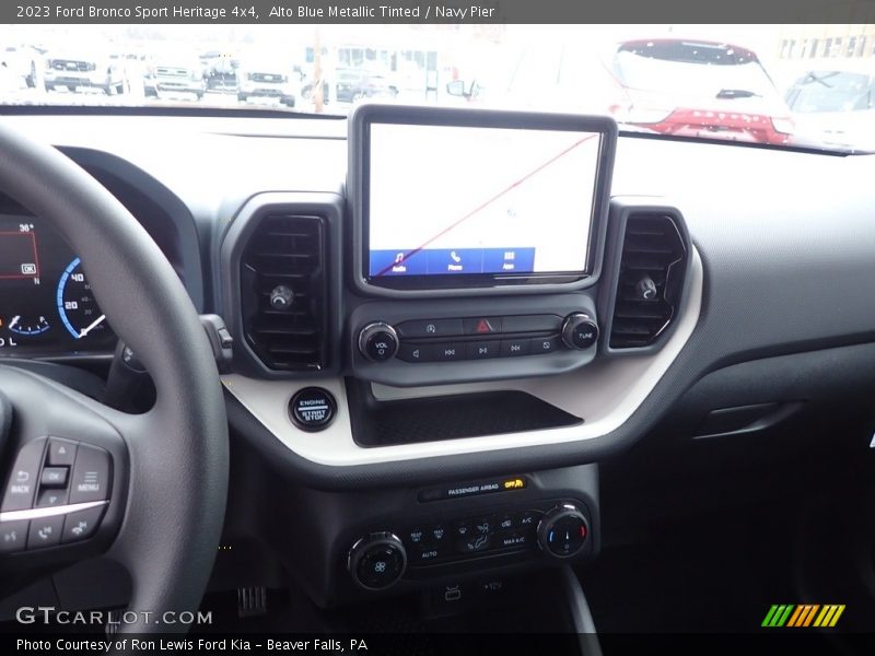 Controls of 2023 Bronco Sport Heritage 4x4