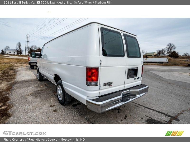 Oxford White / Medium Flint 2011 Ford E Series Van E350 XL Extended Utility