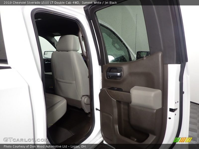 Summit White / Jet Black 2019 Chevrolet Silverado 1500 LT Double Cab 4WD