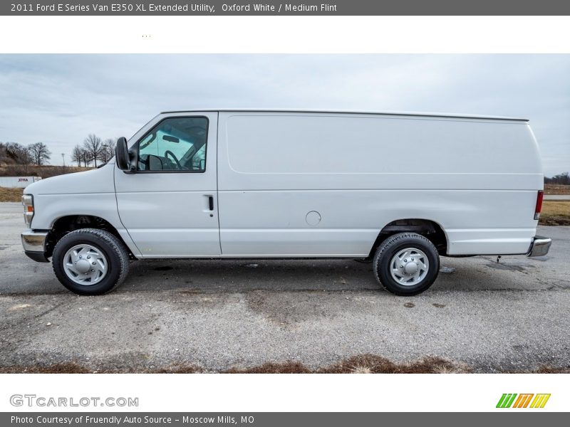 Oxford White / Medium Flint 2011 Ford E Series Van E350 XL Extended Utility