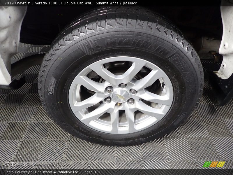 Summit White / Jet Black 2019 Chevrolet Silverado 1500 LT Double Cab 4WD