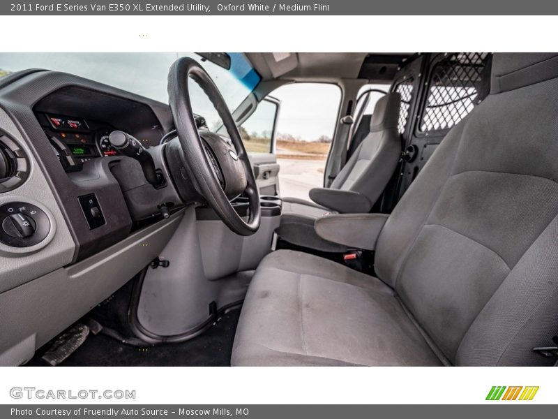 Oxford White / Medium Flint 2011 Ford E Series Van E350 XL Extended Utility