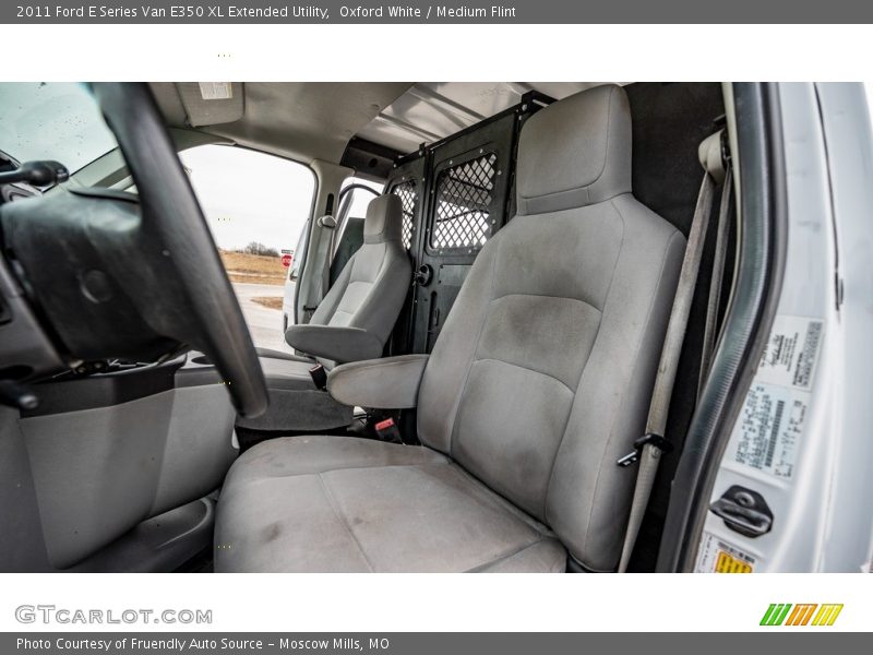 Oxford White / Medium Flint 2011 Ford E Series Van E350 XL Extended Utility