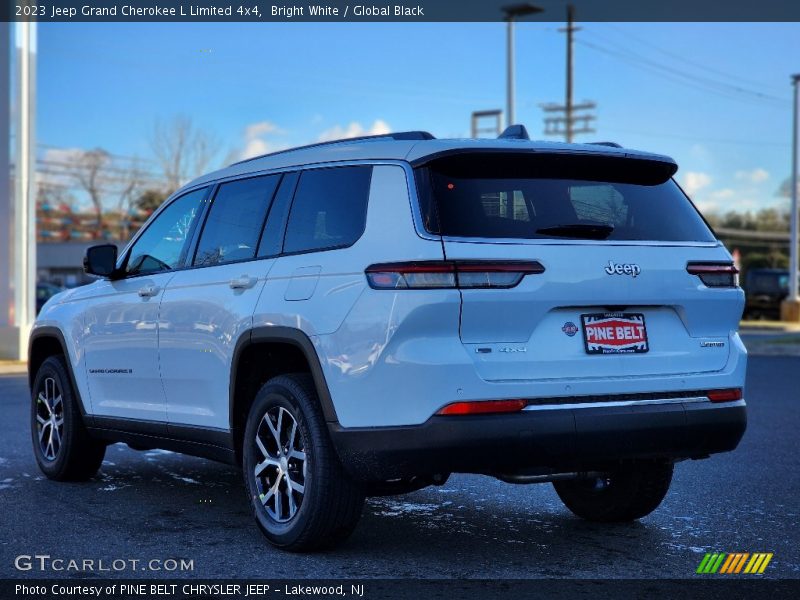 Bright White / Global Black 2023 Jeep Grand Cherokee L Limited 4x4