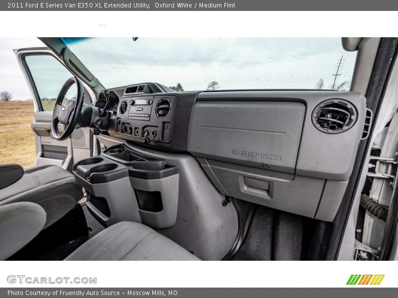 Oxford White / Medium Flint 2011 Ford E Series Van E350 XL Extended Utility