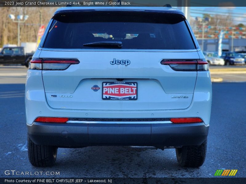 Bright White / Global Black 2023 Jeep Grand Cherokee L Limited 4x4