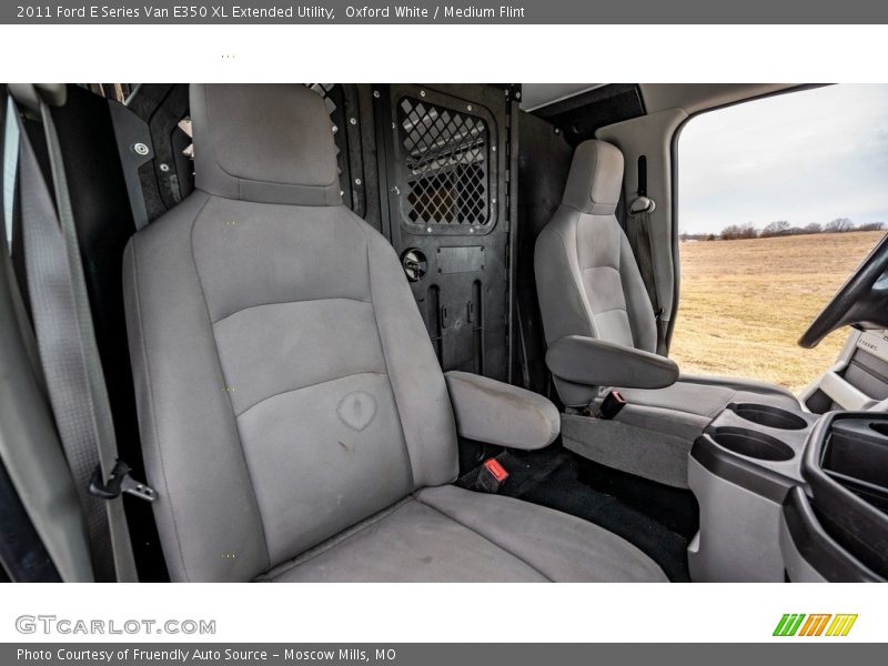 Oxford White / Medium Flint 2011 Ford E Series Van E350 XL Extended Utility
