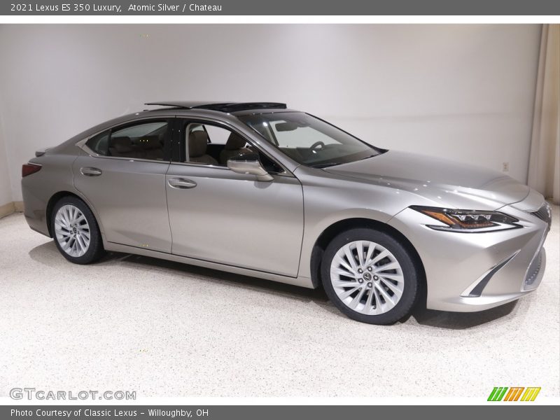 Atomic Silver / Chateau 2021 Lexus ES 350 Luxury