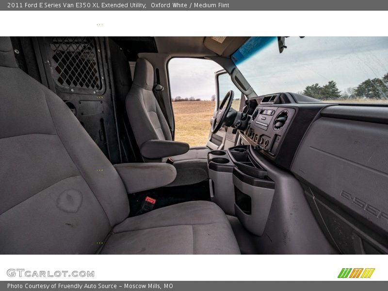 Oxford White / Medium Flint 2011 Ford E Series Van E350 XL Extended Utility