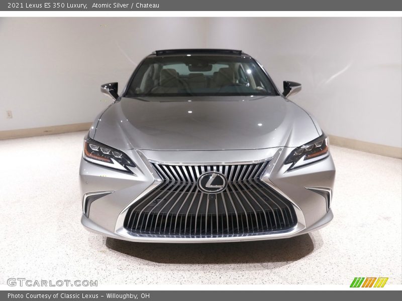 Atomic Silver / Chateau 2021 Lexus ES 350 Luxury