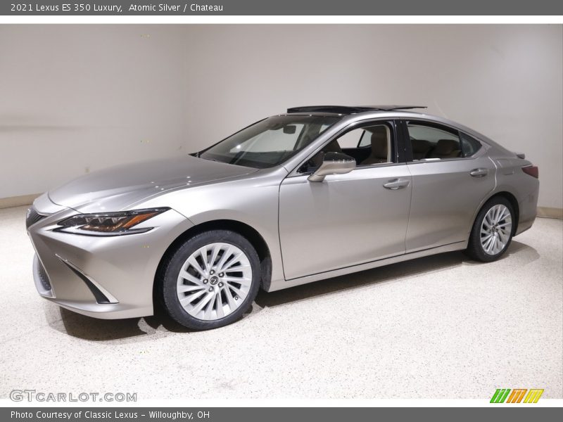 Atomic Silver / Chateau 2021 Lexus ES 350 Luxury