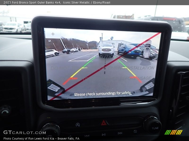 Iconic Silver Metallic / Ebony/Roast 2023 Ford Bronco Sport Outer Banks 4x4