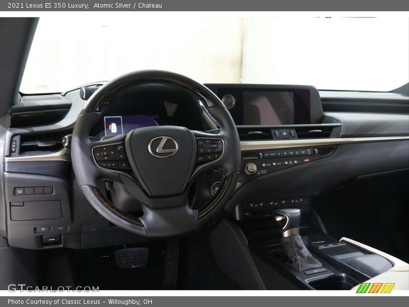 Atomic Silver / Chateau 2021 Lexus ES 350 Luxury