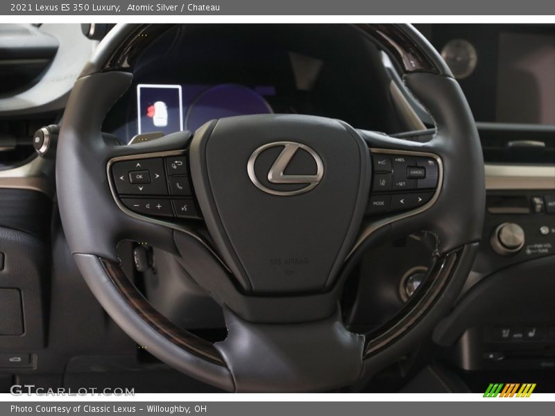 Atomic Silver / Chateau 2021 Lexus ES 350 Luxury