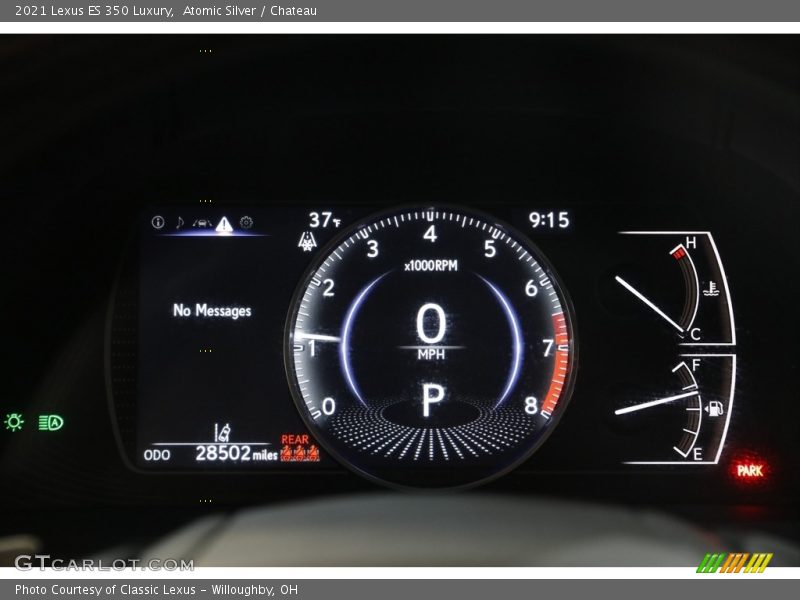 Atomic Silver / Chateau 2021 Lexus ES 350 Luxury