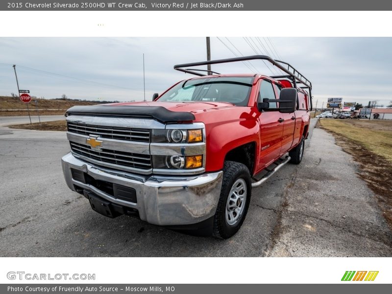 Victory Red / Jet Black/Dark Ash 2015 Chevrolet Silverado 2500HD WT Crew Cab