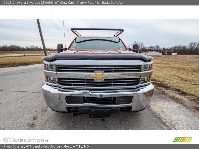 Victory Red / Jet Black/Dark Ash 2015 Chevrolet Silverado 2500HD WT Crew Cab