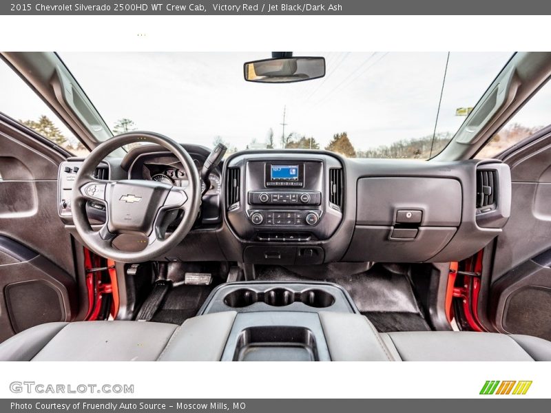 Dashboard of 2015 Silverado 2500HD WT Crew Cab