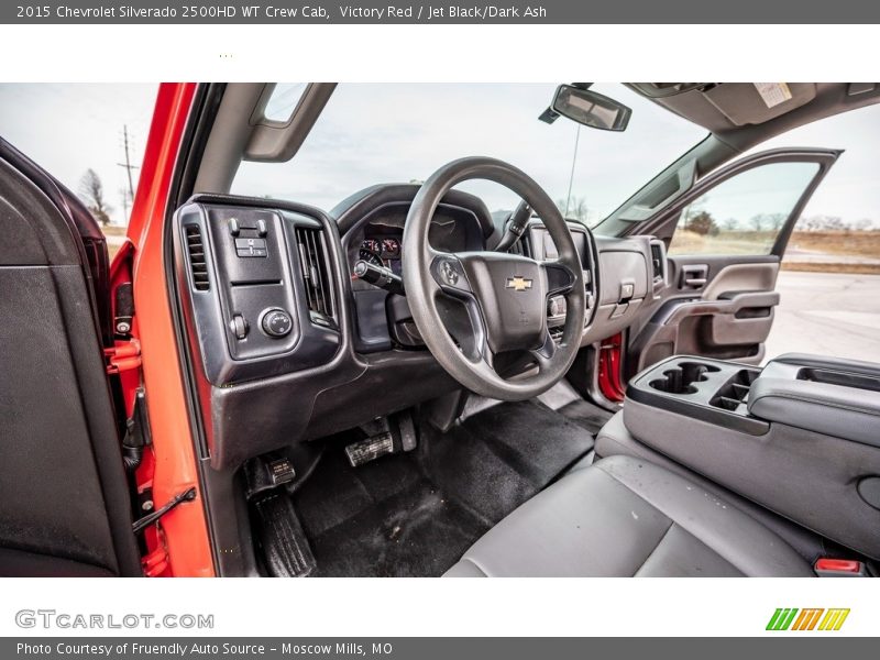 Victory Red / Jet Black/Dark Ash 2015 Chevrolet Silverado 2500HD WT Crew Cab