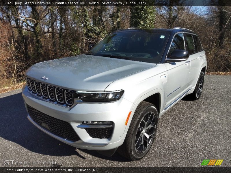 Silver Zynith / Global Black 2022 Jeep Grand Cherokee Summit Reserve 4XE Hybrid